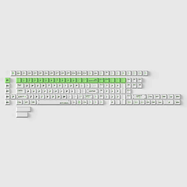 Green Pulsation - Cherry Profile Dye-Sub PBT Full Keycap Set - Image 2