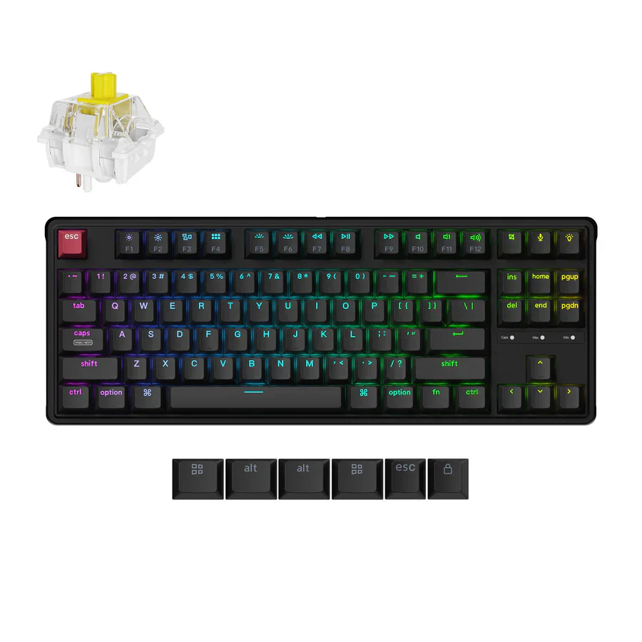 Keychron C3 Pro 8K QMK Wired Custom Mechanical Keyboard (US ANSI Layout) - Image 8