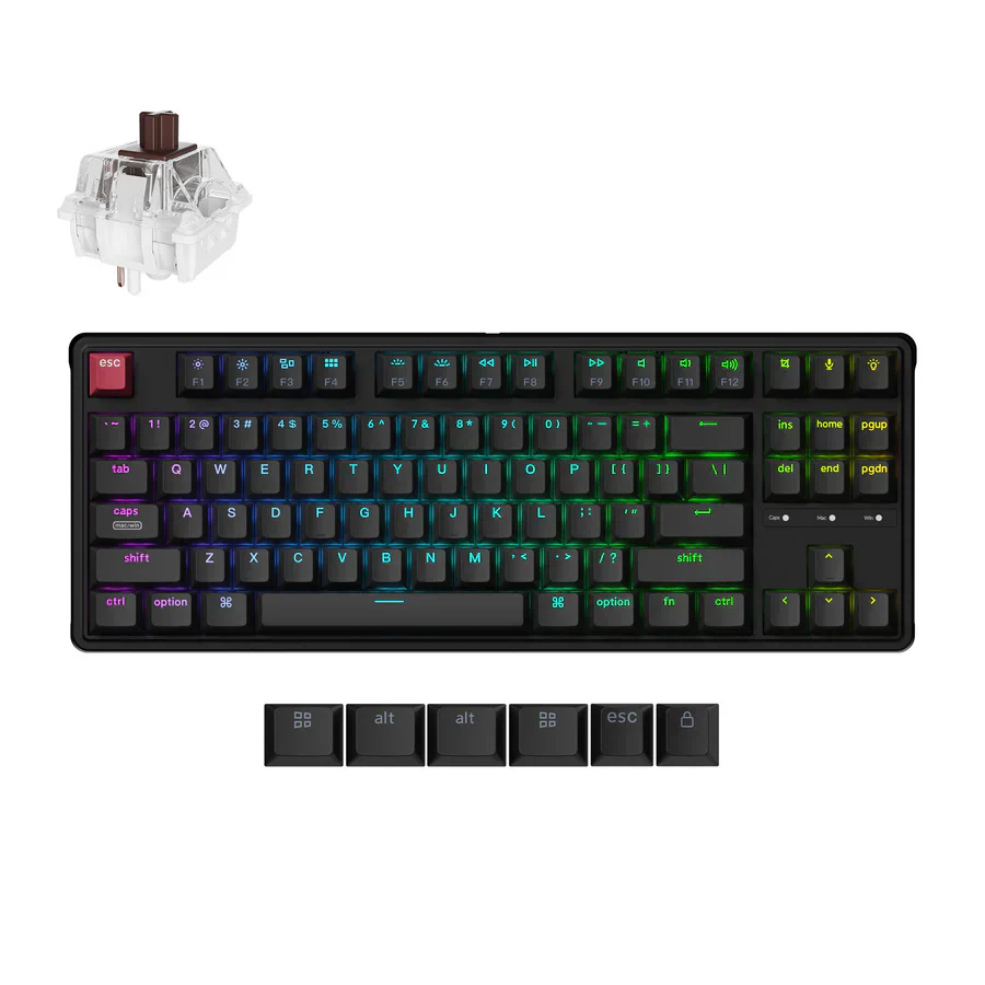 Keychron C3 Pro 8K QMK Wired Custom Mechanical Keyboard (US ANSI Layout) - Image 9