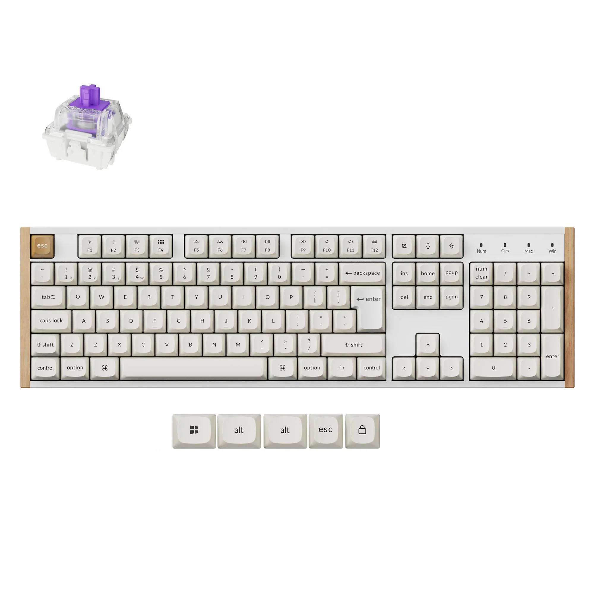 Keychron K10 HE Wireless Magnetic Switch Custom Keyboard - Image 5