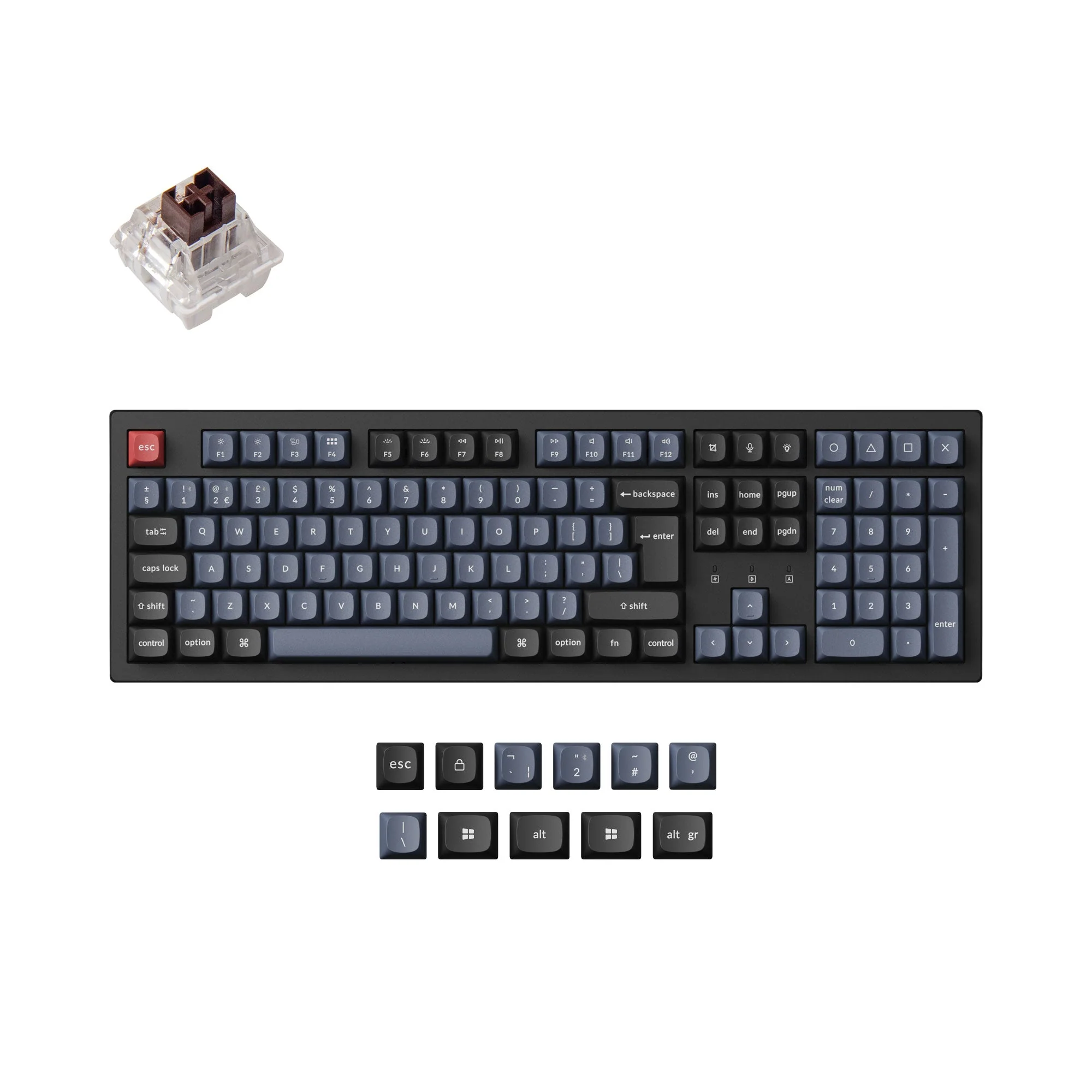 Keychron K10 Pro QMK/VIA Wireless Mechanical Keyboard ISO Layout Collection - Image 14