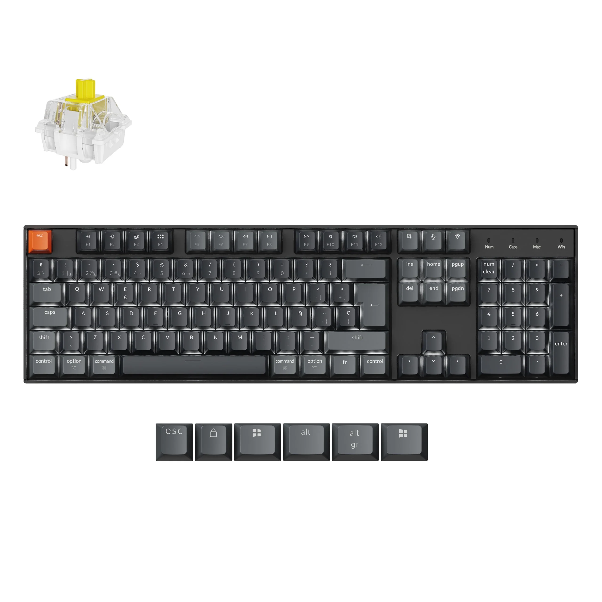 Keychron K10 QMK Wireless Mechanical Keyboard (ISO Layout) - Version 2 - Image 14