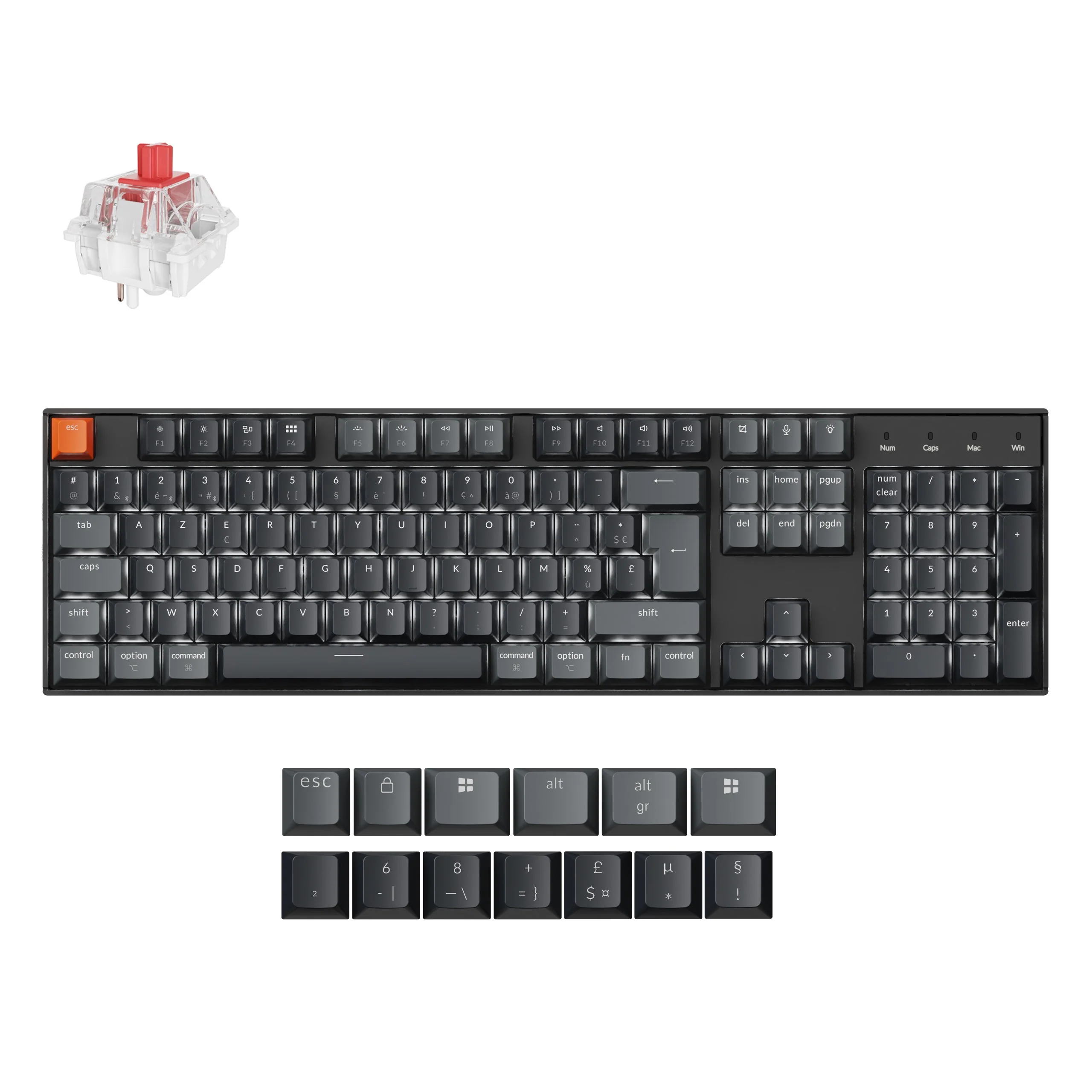 Keychron K10 QMK Wireless Mechanical Keyboard (ISO Layout) - Version 2 - Image 15
