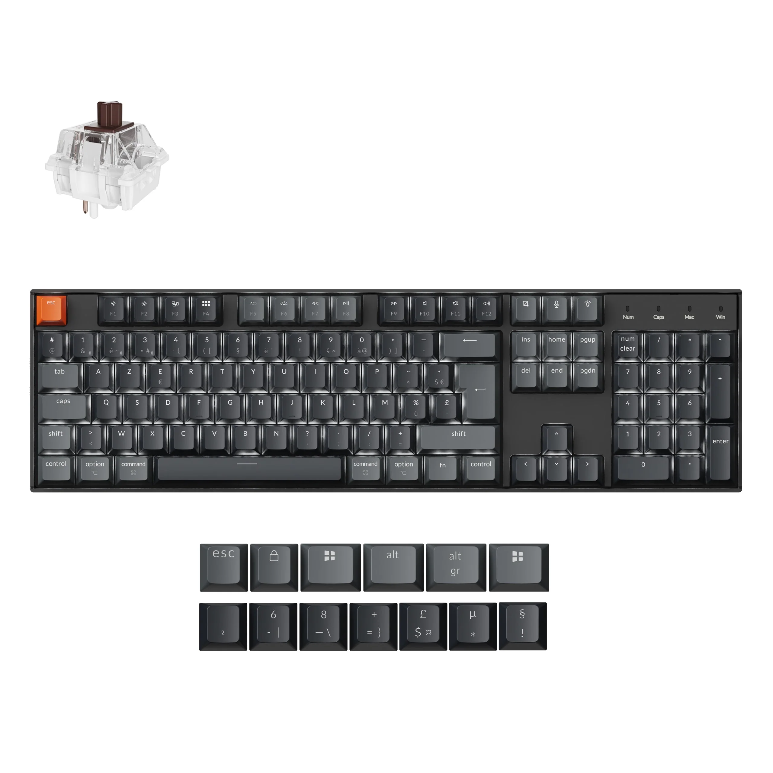 Keychron K10 QMK Wireless Mechanical Keyboard (ISO Layout) - Version 2 - Image 16