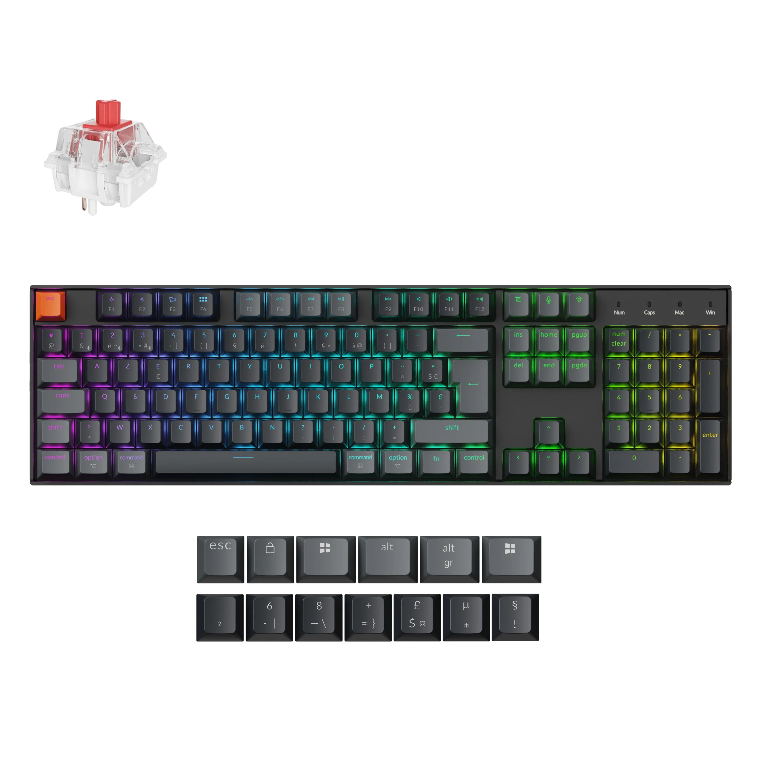 Keychron K10 QMK Wireless Mechanical Keyboard (ISO Layout) - Version 2 - Image 2
