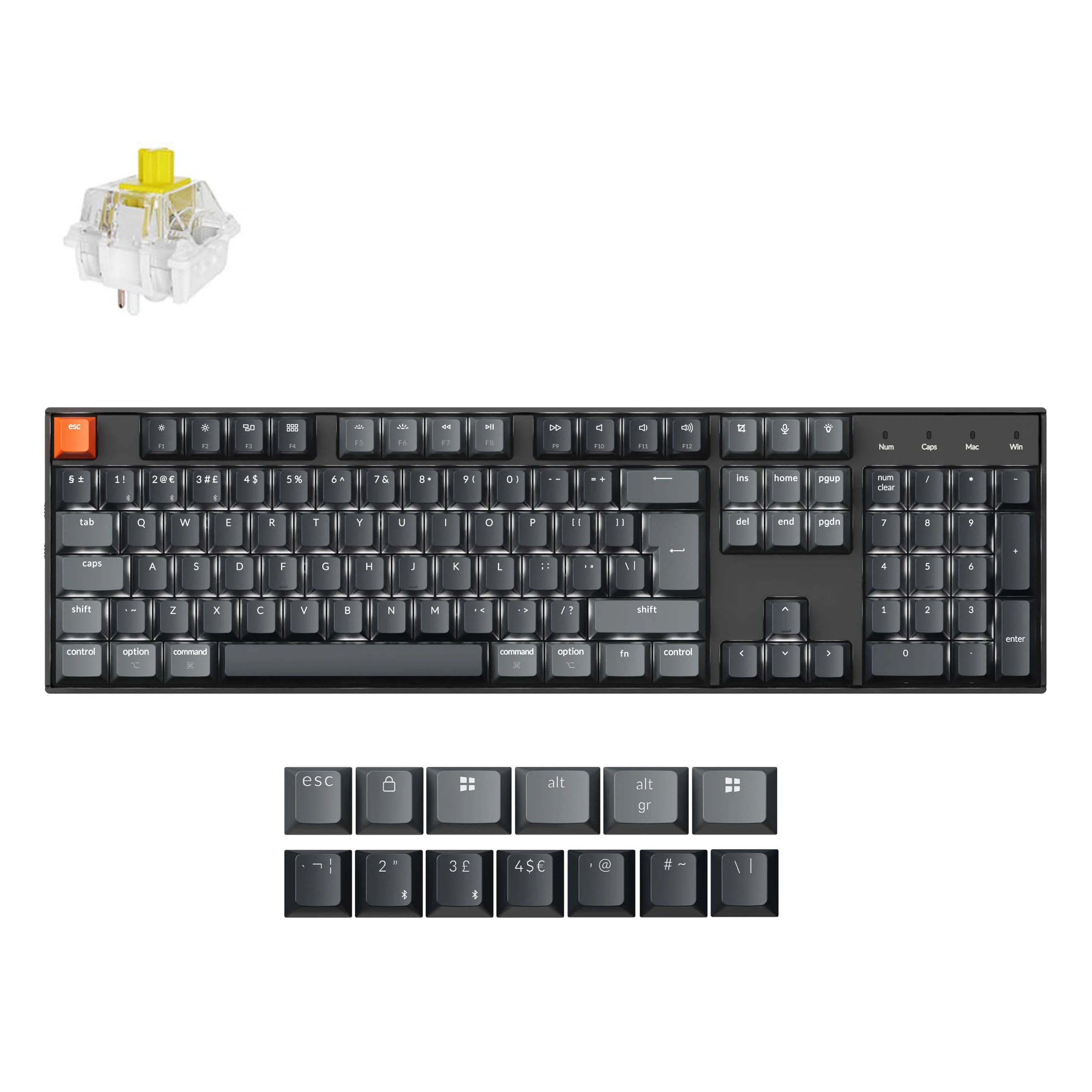 Keychron K10 QMK Wireless Mechanical Keyboard (ISO Layout) - Version 2 - Image 27