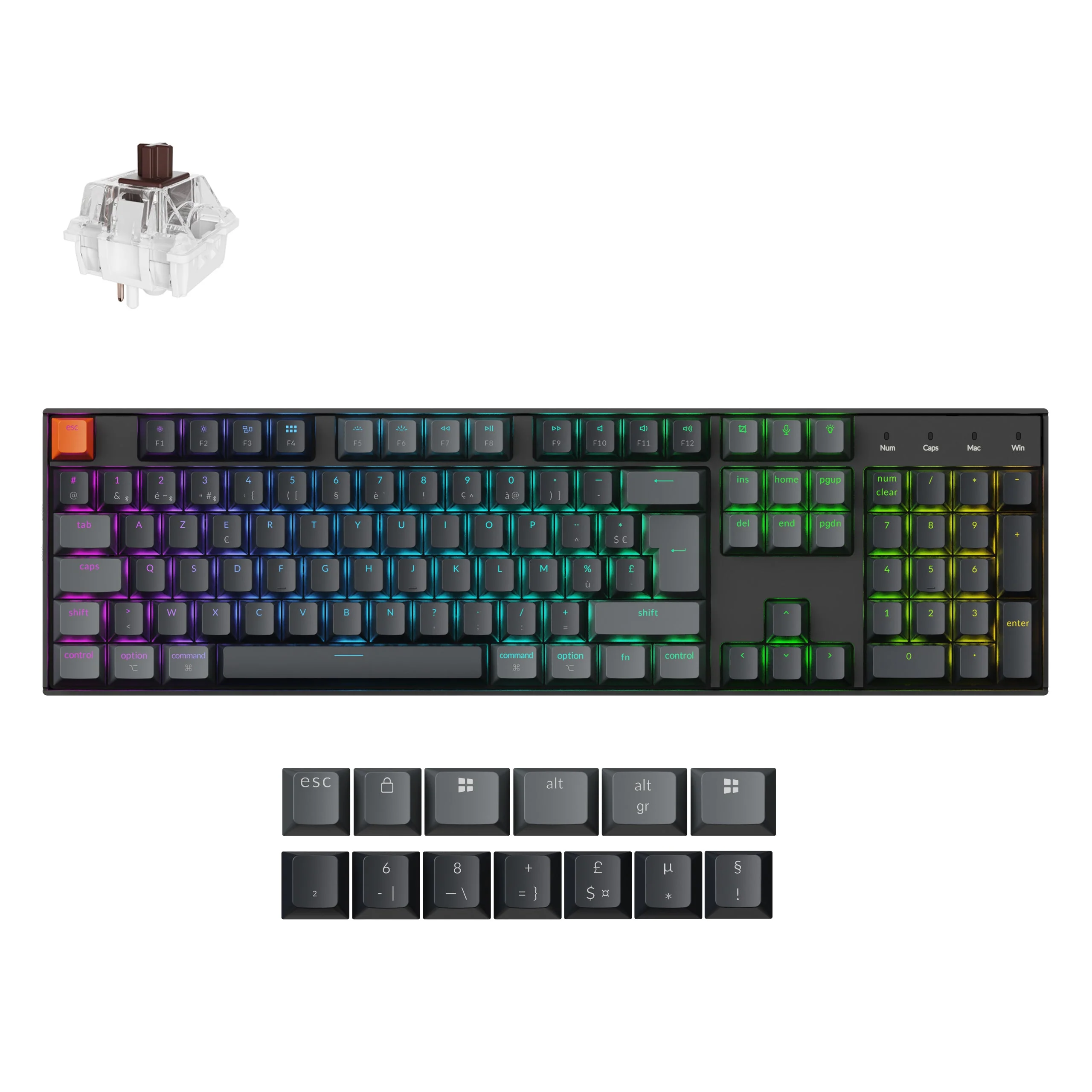 Keychron K10 QMK Wireless Mechanical Keyboard (ISO Layout) - Version 2 - Image 3