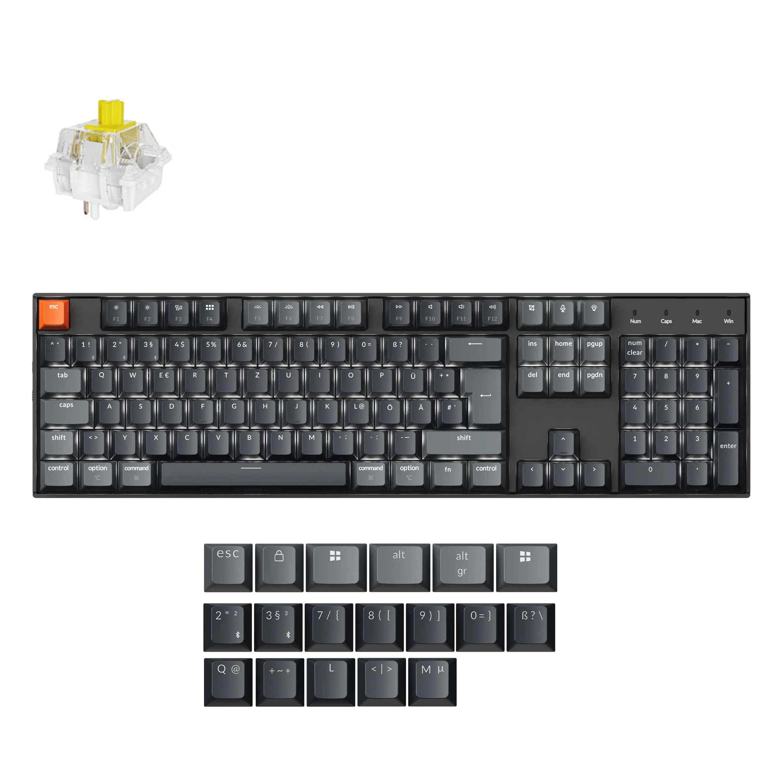 Keychron K10 QMK Wireless Mechanical Keyboard (ISO Layout) - Version 2 - Image 30