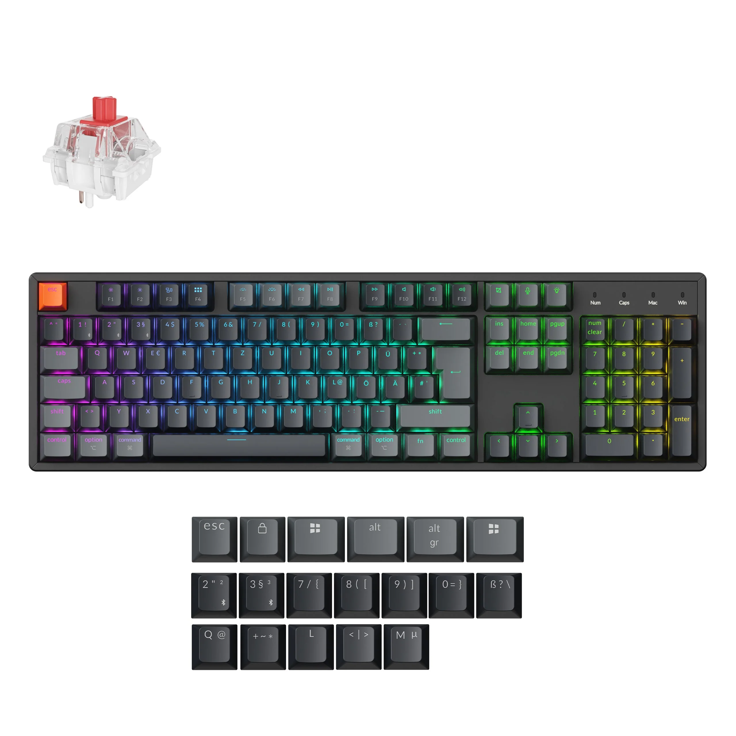 Keychron K10 QMK Wireless Mechanical Keyboard (ISO Layout) - Version 2 - Image 34
