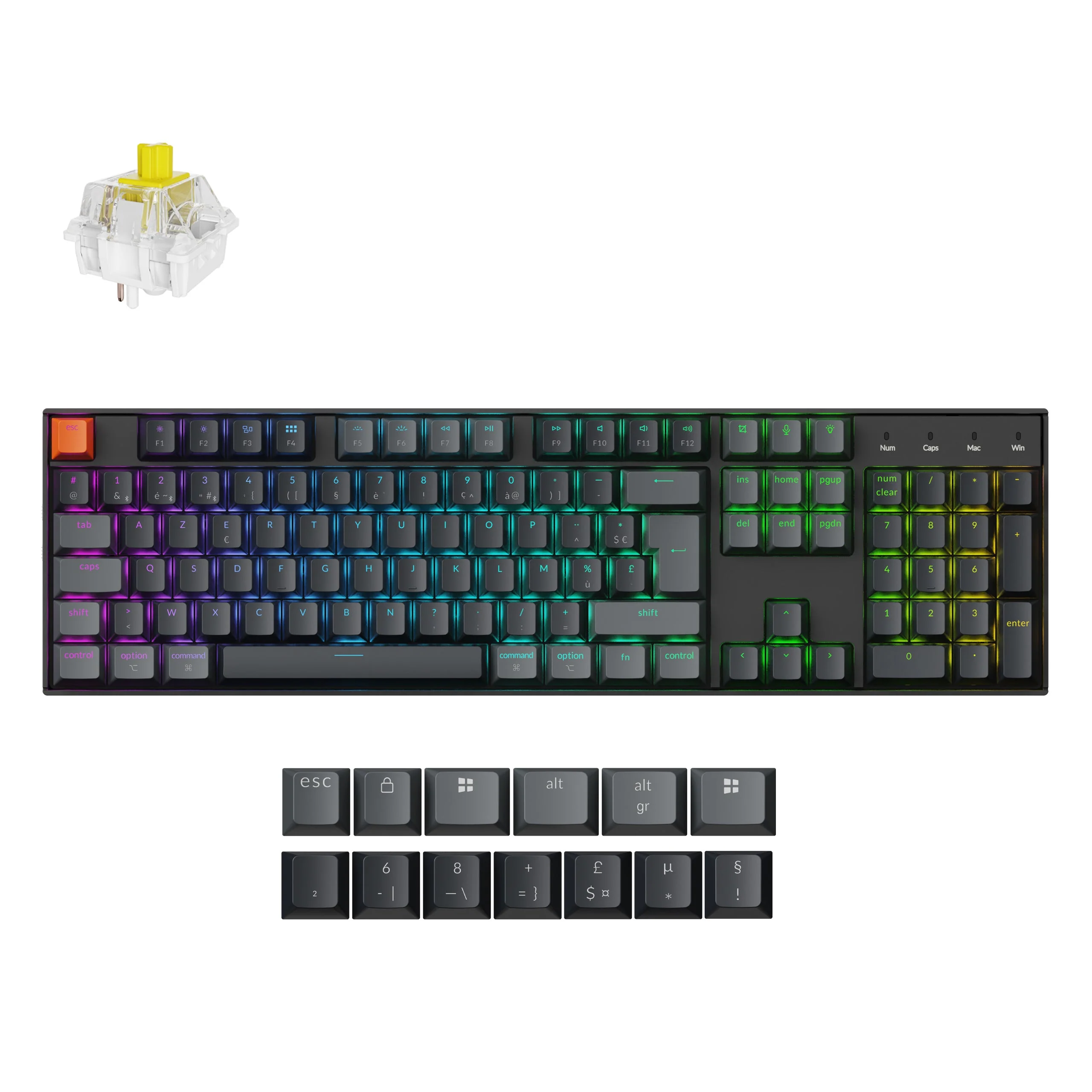 Keychron K10 QMK Wireless Mechanical Keyboard (ISO Layout) - Version 2 - Image 4