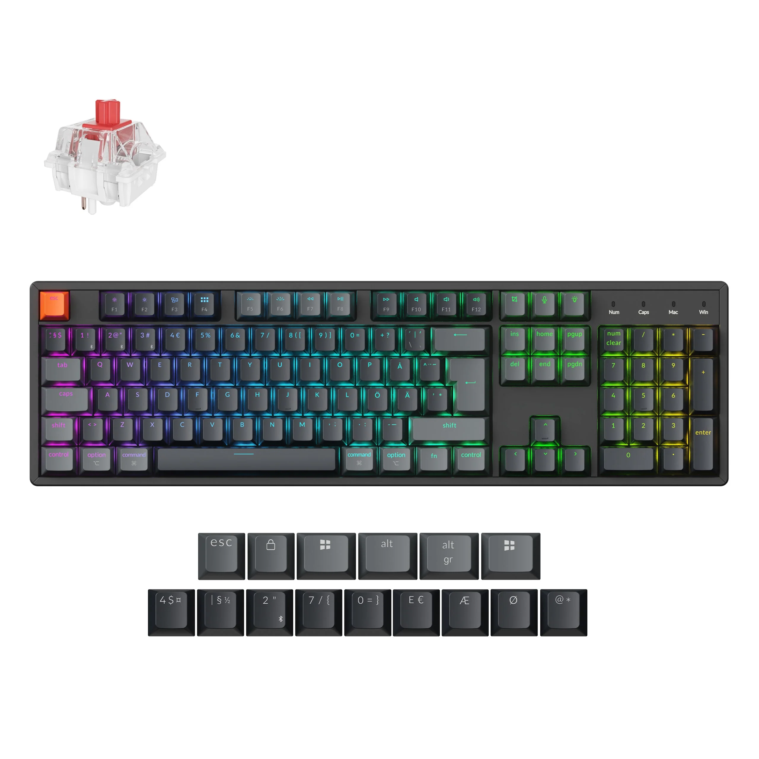 Keychron K10 QMK Wireless Mechanical Keyboard (ISO Layout) - Version 2 - Image 5