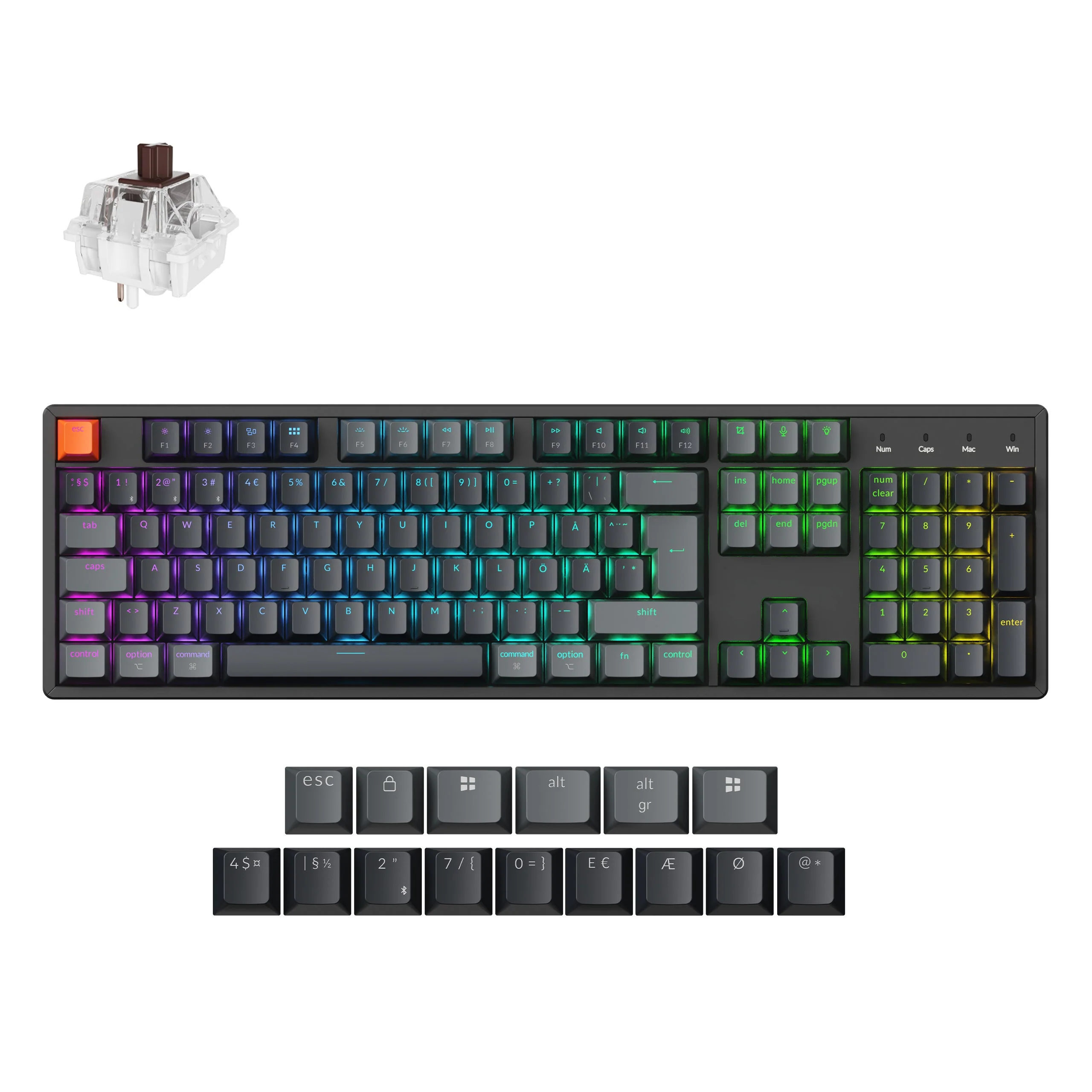 Keychron K10 QMK Wireless Mechanical Keyboard (ISO Layout) - Version 2 - Image 6