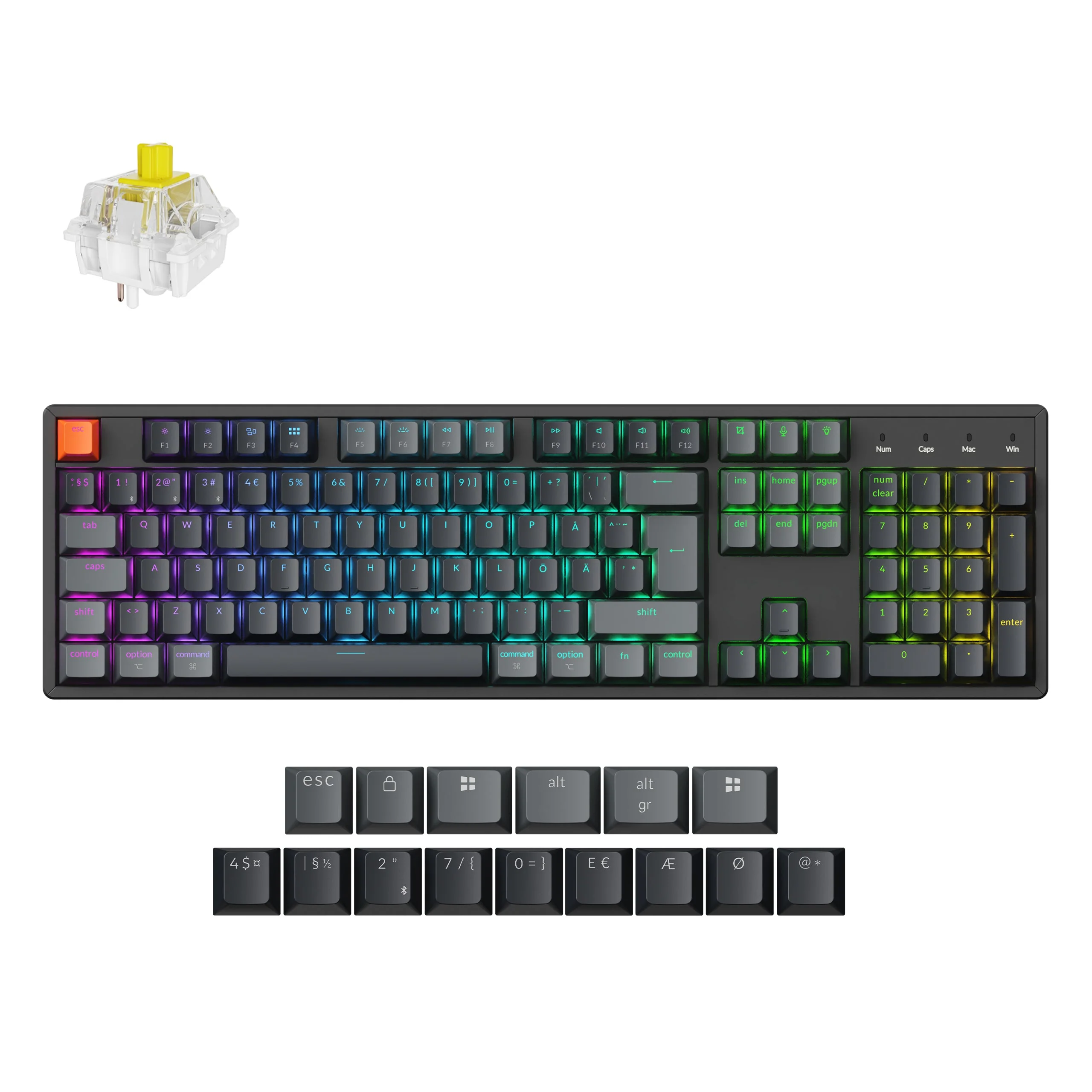 Keychron K10 QMK Wireless Mechanical Keyboard (ISO Layout) - Version 2 - Image 7