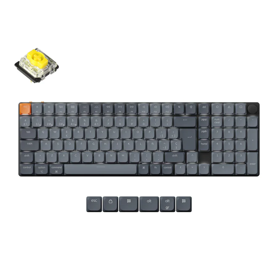 Keychron K17 Max QMK Wireless Custom Mechanical Keyboard ISO Layout Collection - Image 10