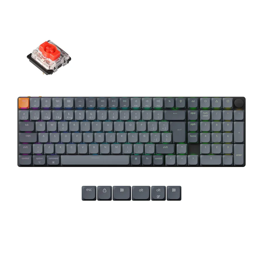 Keychron K17 Max QMK Wireless Custom Mechanical Keyboard ISO Layout Collection - Image 5