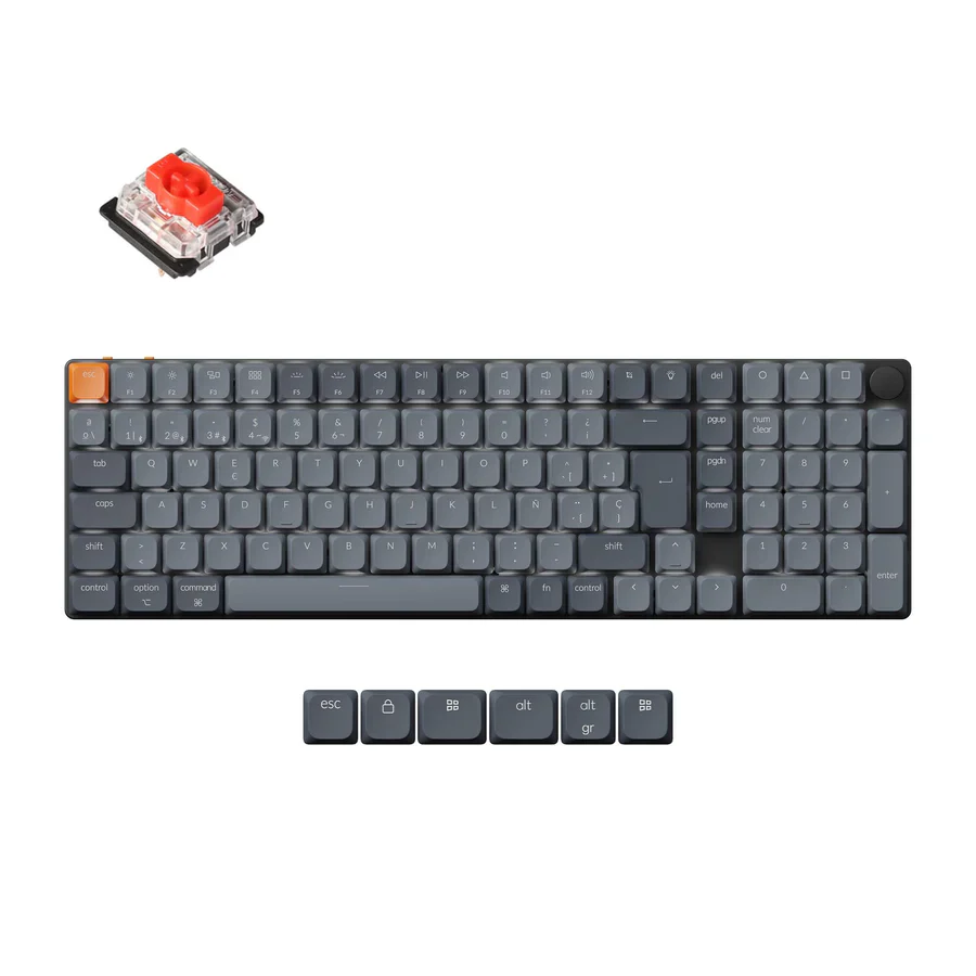 Keychron K17 Max QMK Wireless Custom Mechanical Keyboard ISO Layout Collection - Image 7