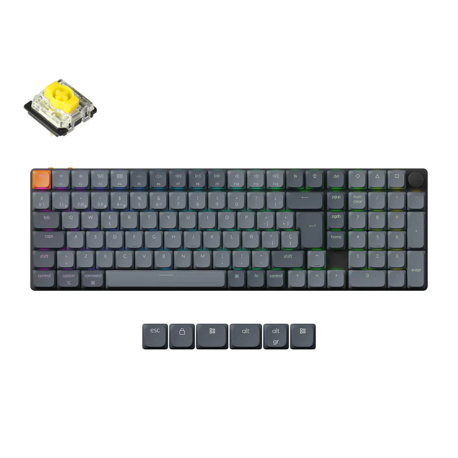 Keychron K17 Max QMK Wireless Custom Mechanical Keyboard ISO Layout Collection - Image 9