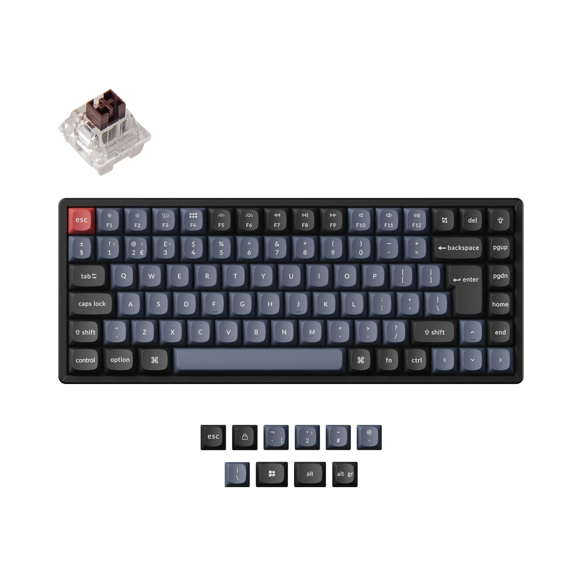 Keychron K2 Pro QMK/VIA Wireless Mechanical Keyboard ISO Layout Collection - Image 14