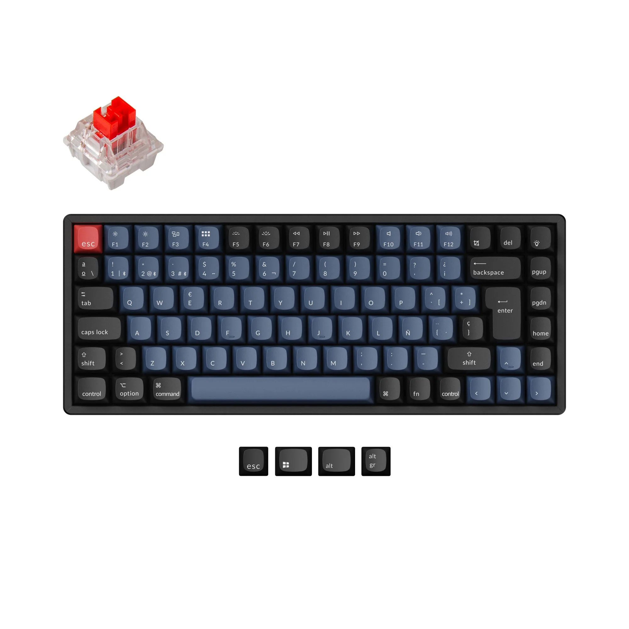 Keychron K2 Pro QMK/VIA Wireless Mechanical Keyboard ISO Layout Collection - Image 5