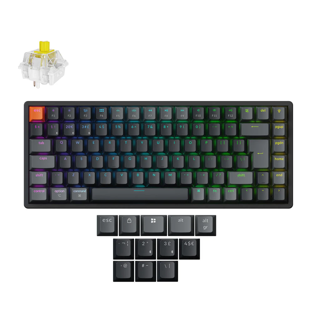 Keychron K2 QMK Wireless Mechanical Keyboard (ISO Layout) - Version 3 - Image 10