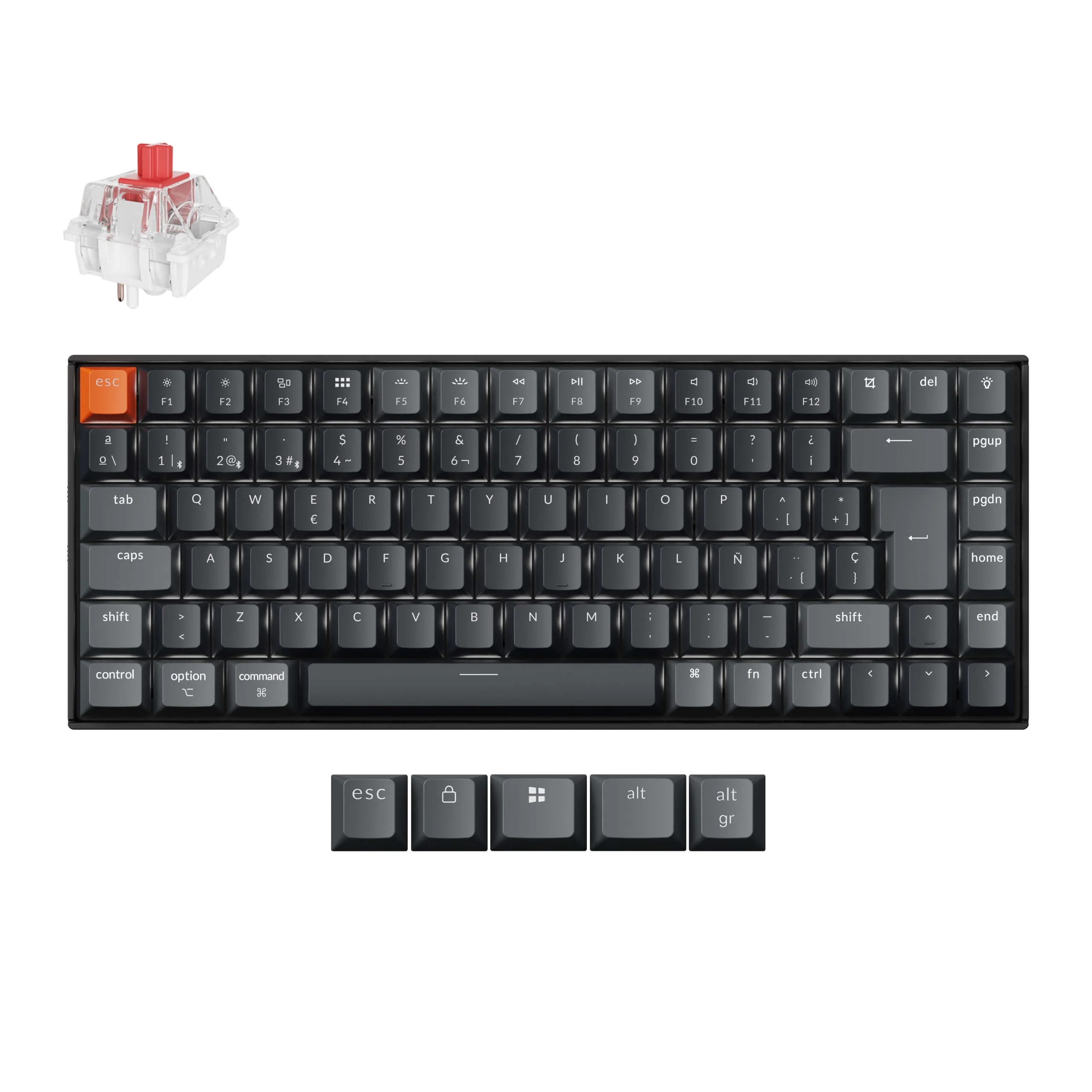 Keychron K2 QMK Wireless Mechanical Keyboard (ISO Layout) - Version 3 - Image 14