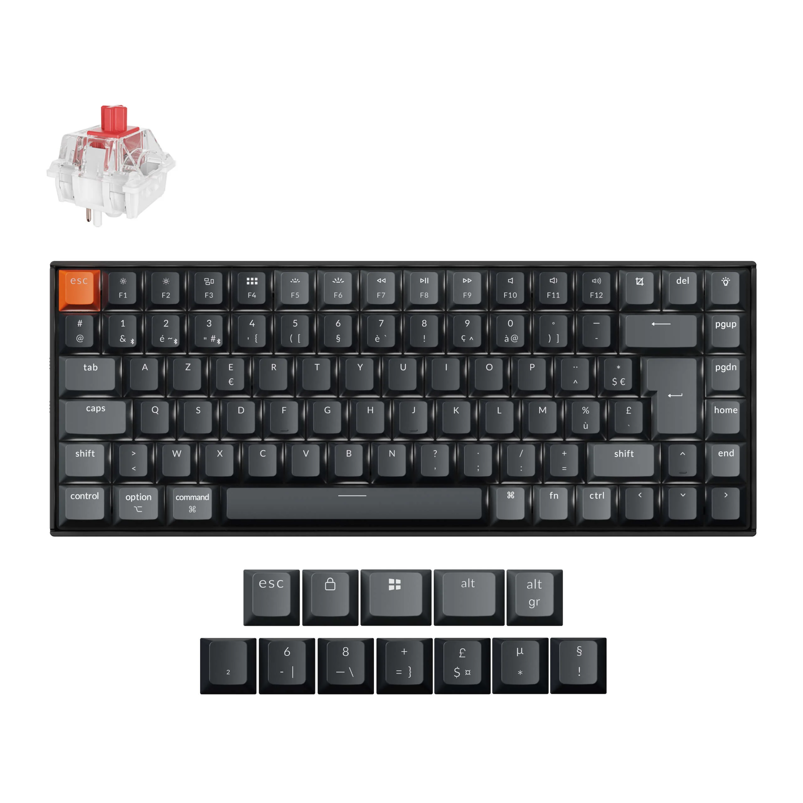 Keychron K2 QMK Wireless Mechanical Keyboard (ISO Layout) - Version 3 - Image 16