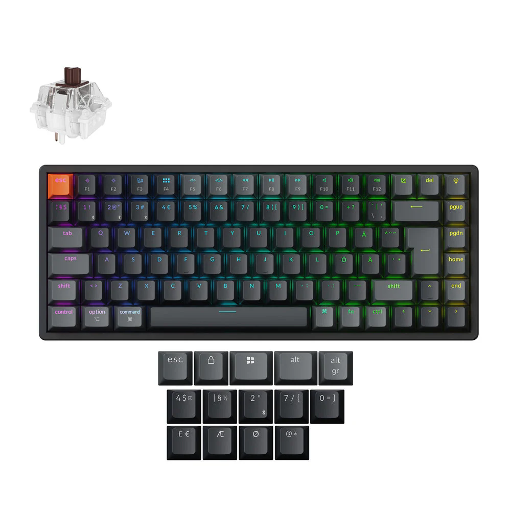 Keychron K2 QMK Wireless Mechanical Keyboard (ISO Layout) - Version 3 - Image 2