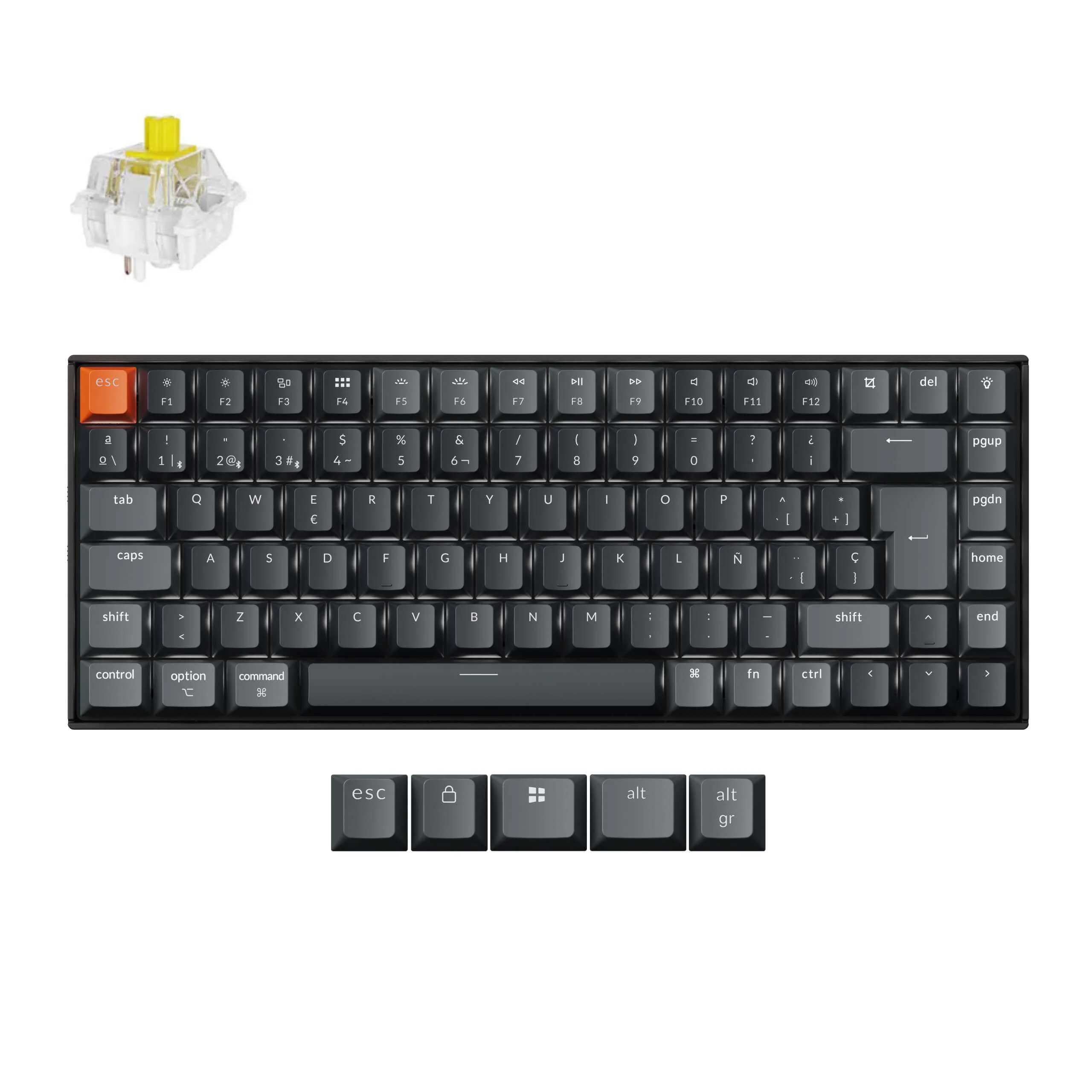 Keychron K2 QMK Wireless Mechanical Keyboard (ISO Layout) - Version 3 - Image 20
