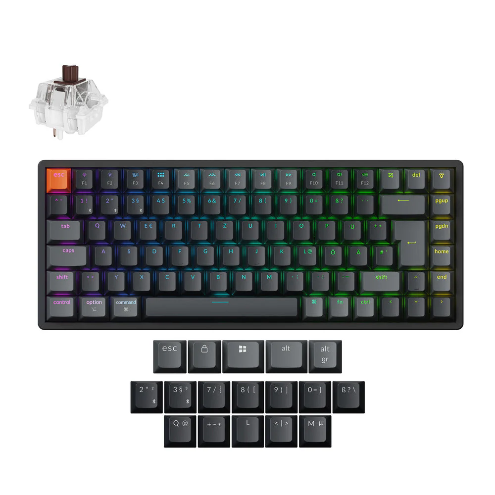 Keychron K2 QMK Wireless Mechanical Keyboard (ISO Layout) - Version 3 - Image 8
