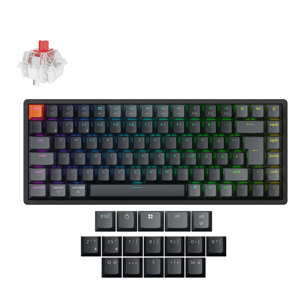 Keychron K2 QMK Wireless Mechanical Keyboard (ISO Layout) - Version 3 - Image 9