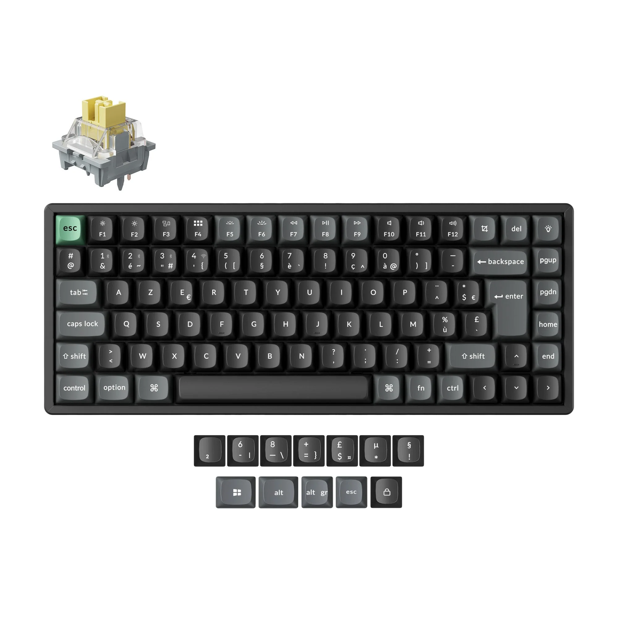 Keychron K2 Ultra 8K Wireless Custom Mechanical Keyboard ISO Layout Collection - Image 13