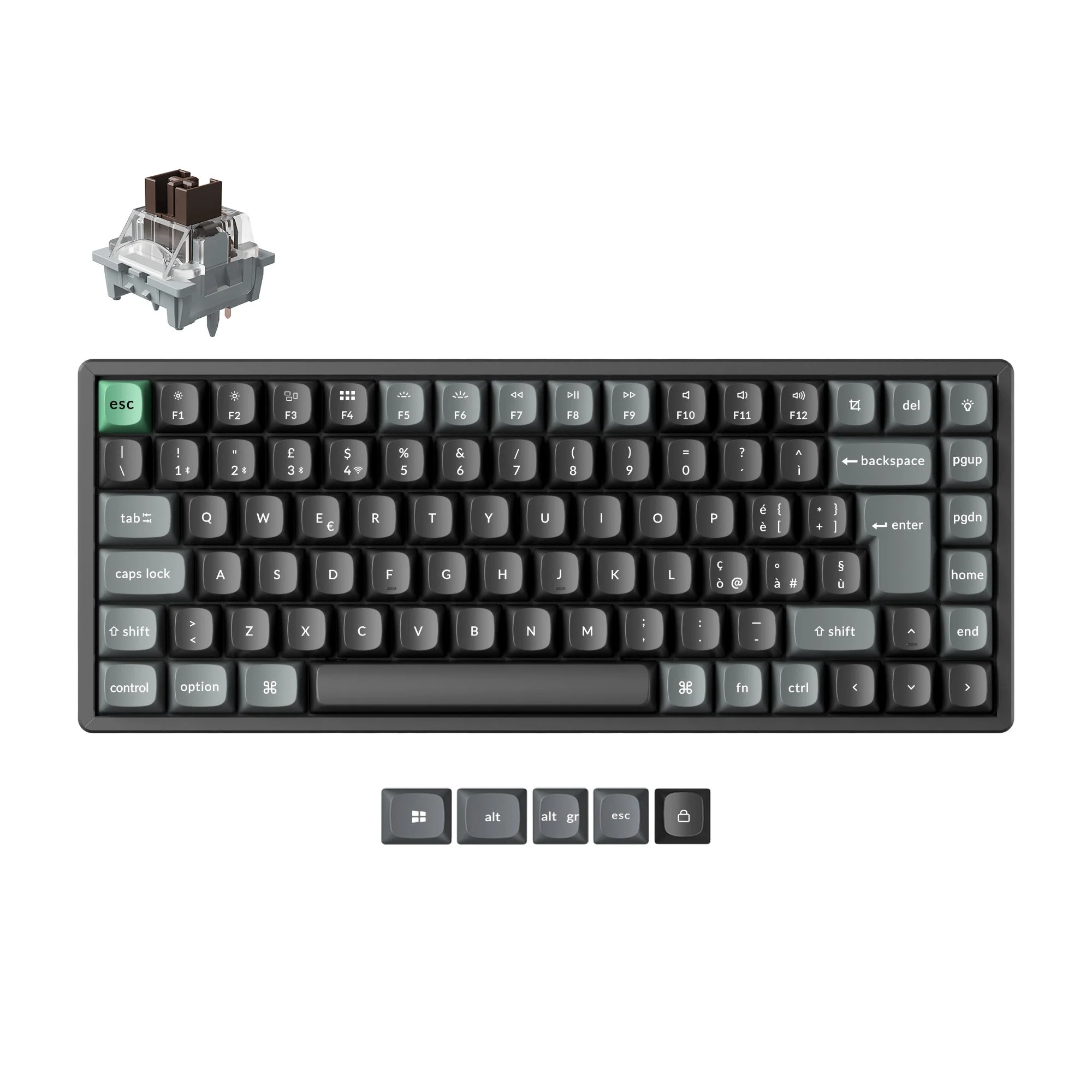 Keychron K2 Ultra 8K Wireless Custom Mechanical Keyboard ISO Layout Collection - Image 15