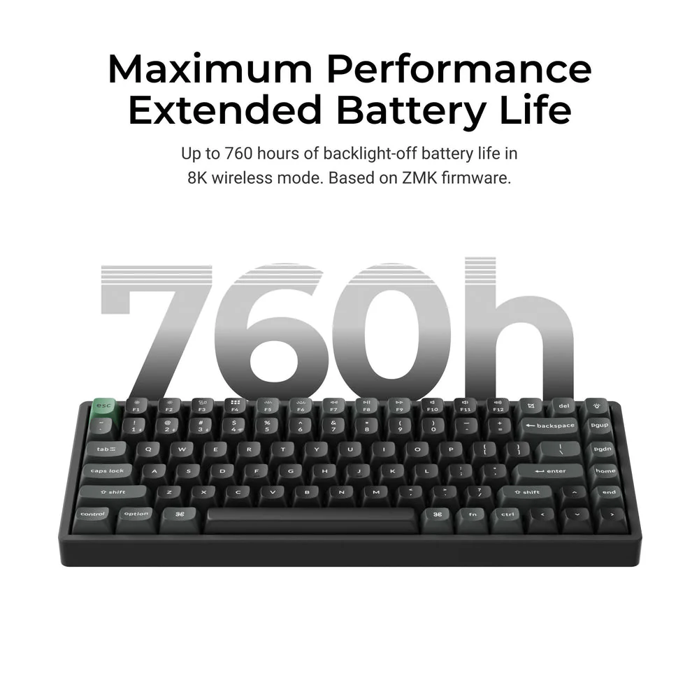 Keychron K2 Ultra 8K Wireless Custom Mechanical Keyboard ISO Layout Collection - Image 6