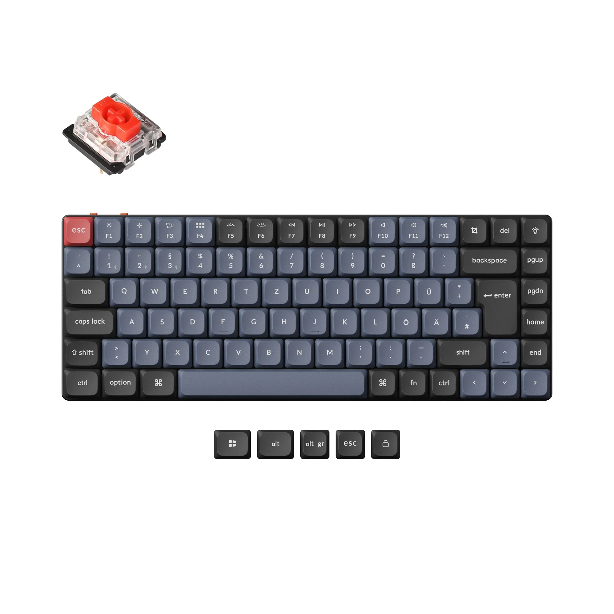 Keychron K3 Pro QMK/VIA Wireless Mechanical Keyboard ISO Layout Collection - Image 13