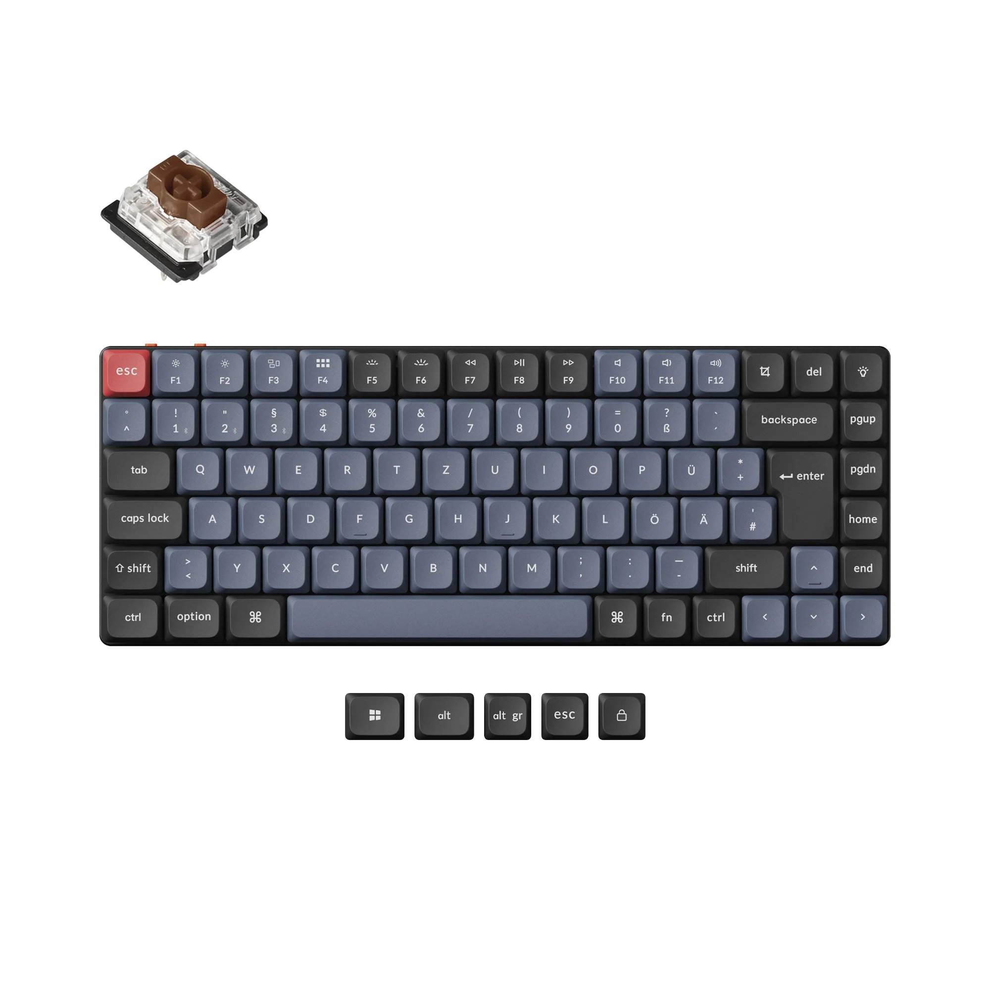 Keychron K3 Pro QMK/VIA Wireless Mechanical Keyboard ISO Layout Collection - Image 14