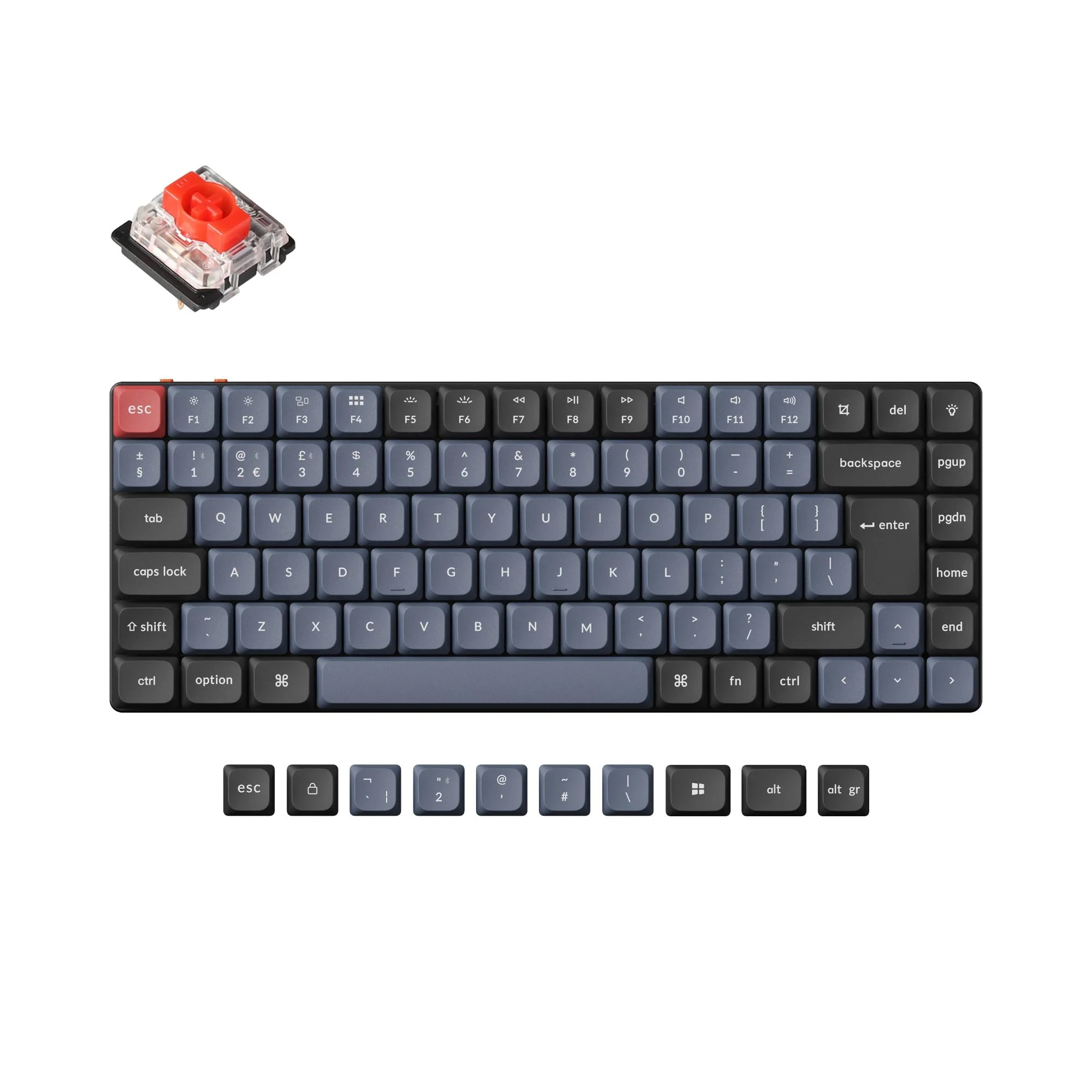 Keychron K3 Pro QMK/VIA Wireless Mechanical Keyboard ISO Layout Collection - Image 17