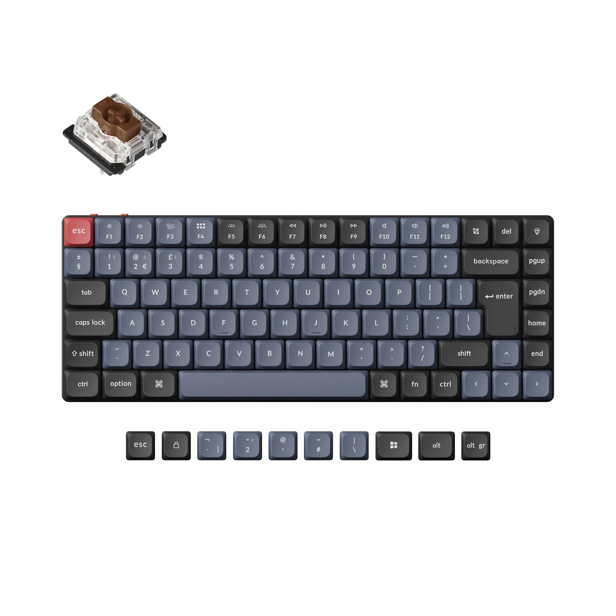 Keychron K3 Pro QMK/VIA Wireless Mechanical Keyboard ISO Layout Collection - Image 18