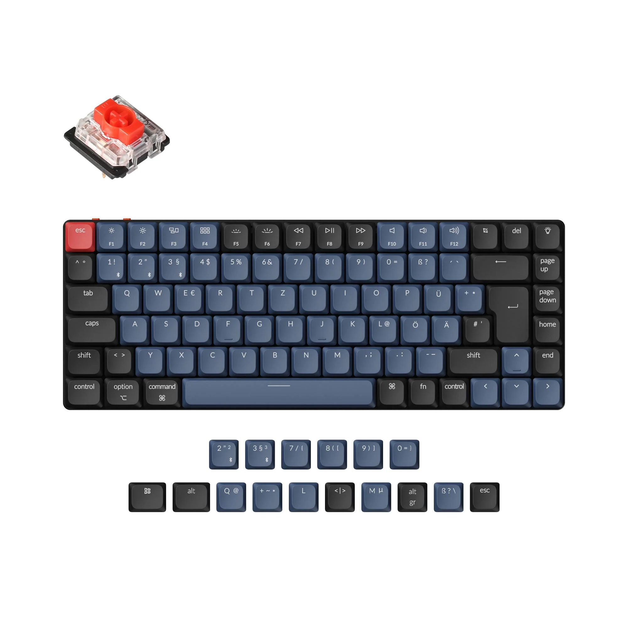 Keychron K3 Pro QMK/VIA Wireless Mechanical Keyboard ISO Layout Collection - Image 3