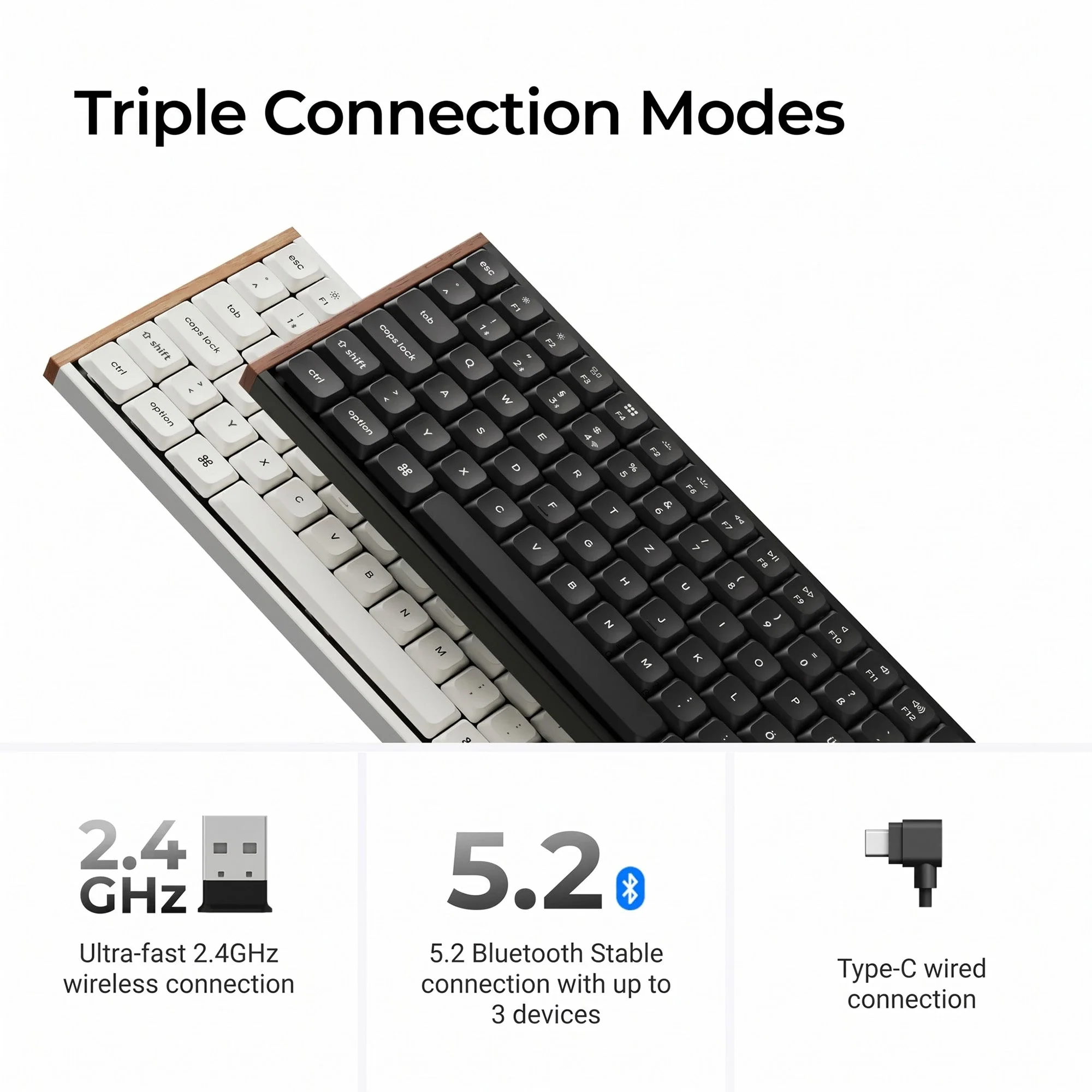 Keychron K3 Ultra 8K Wireless Custom Mechanical Keyboard ISO Layout Collection - Image 2