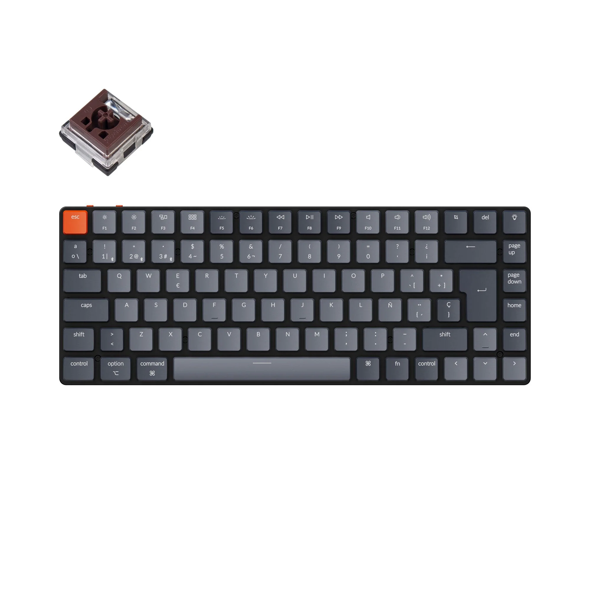 Keychron K3 Ultra-slim Wireless Mechanical Keyboard - Version 2 (Spanish ISO Layout) - Image 3