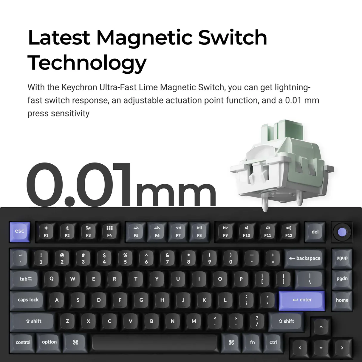 Keychron Q1 HE 8K Wired Magnetic Switch Keyboard - Image 2