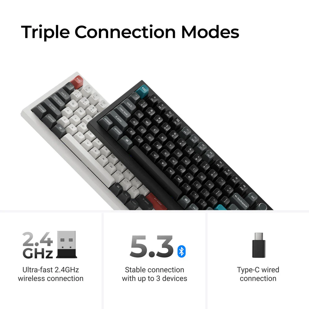 Keychron Q1 Ultra 8K Wireless Custom Mechanical Keyboard ISO Layout Collection - Image 3