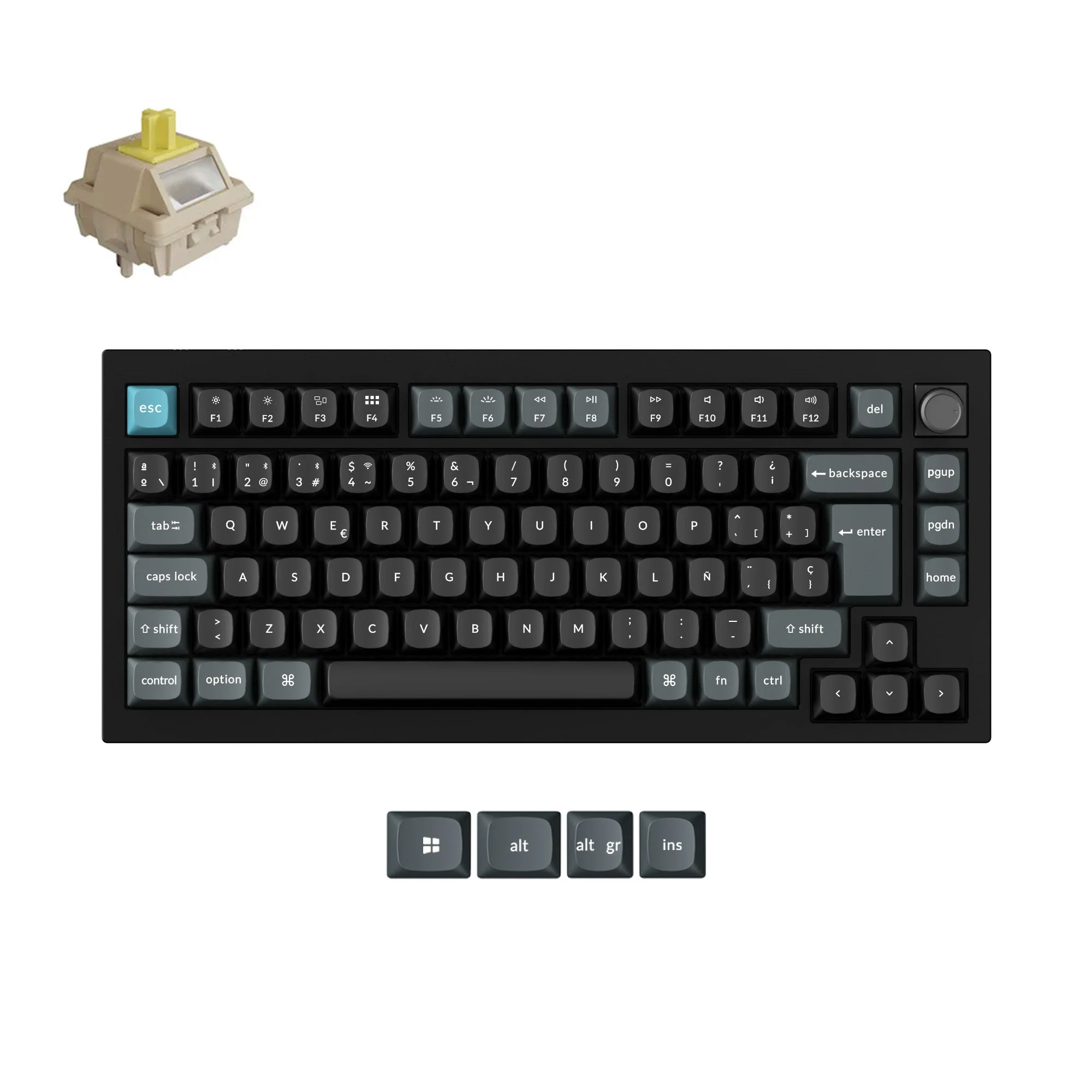 Keychron Q1 Ultra 8K Wireless Custom Mechanical Keyboard ISO Layout Collection - Image 8