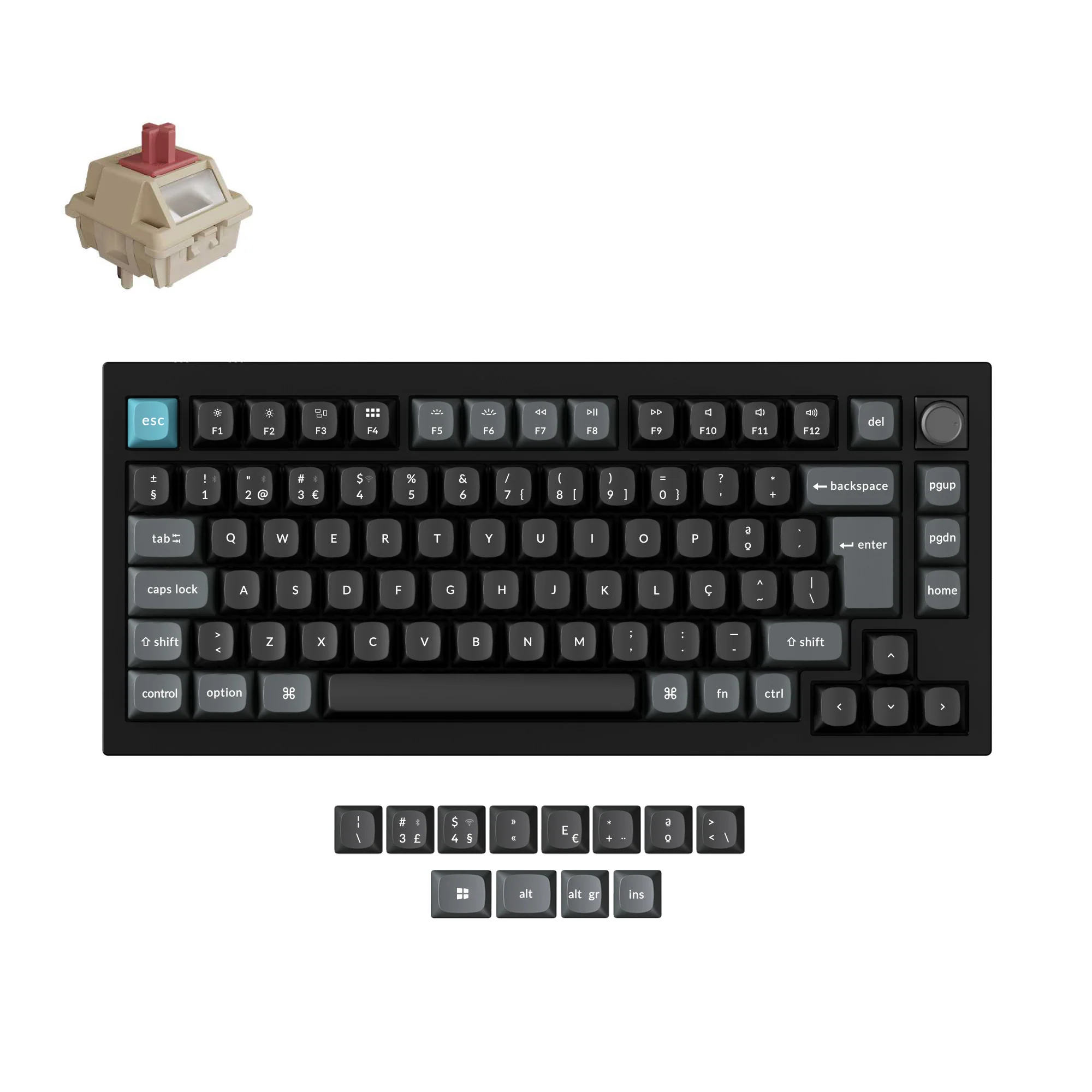 Keychron Q1 Ultra 8K Wireless Custom Mechanical Keyboard ISO Layout Collection - Image 9