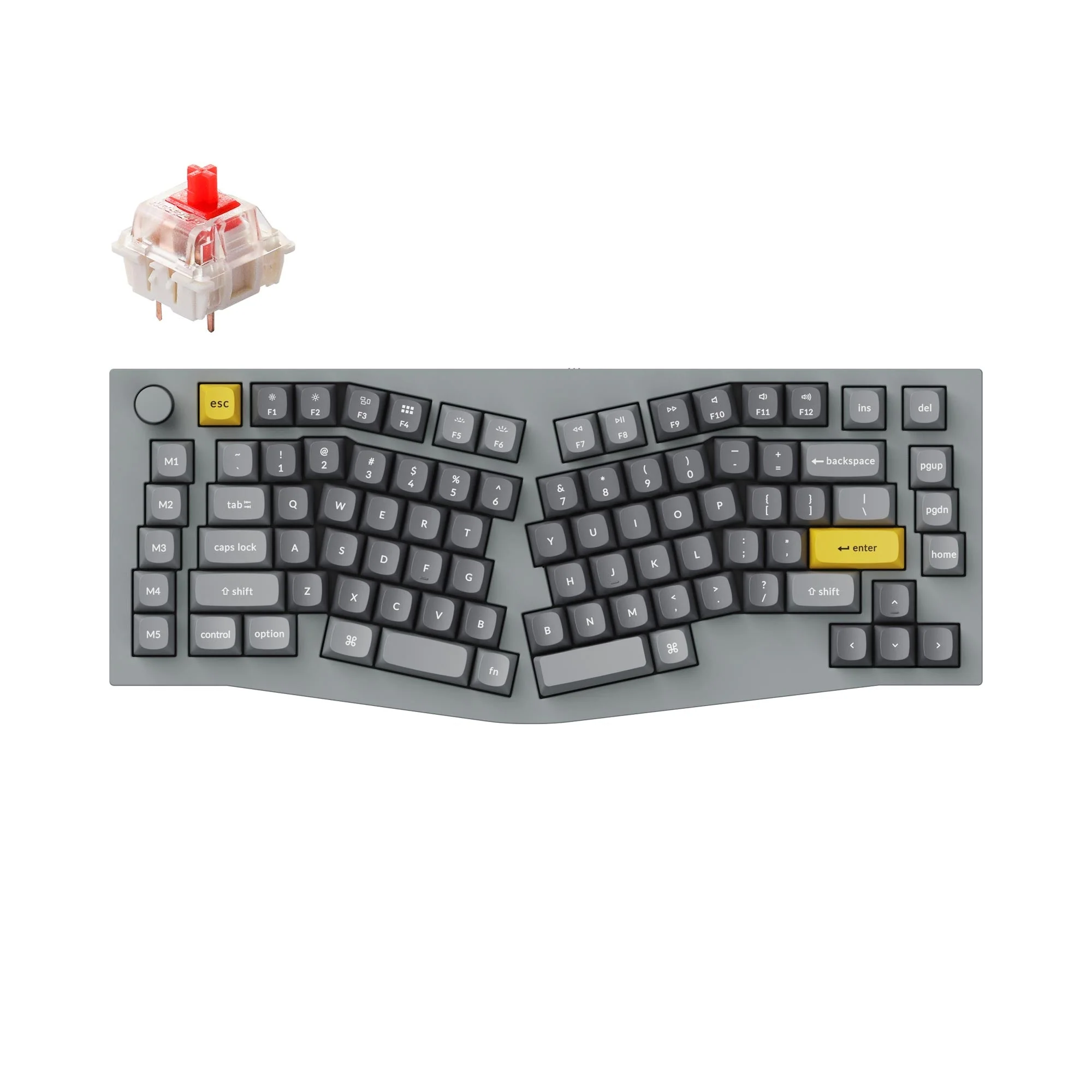 Keychron Q10 (Alice Layout) QMK Custom Mechanical Keyboard - Image 4