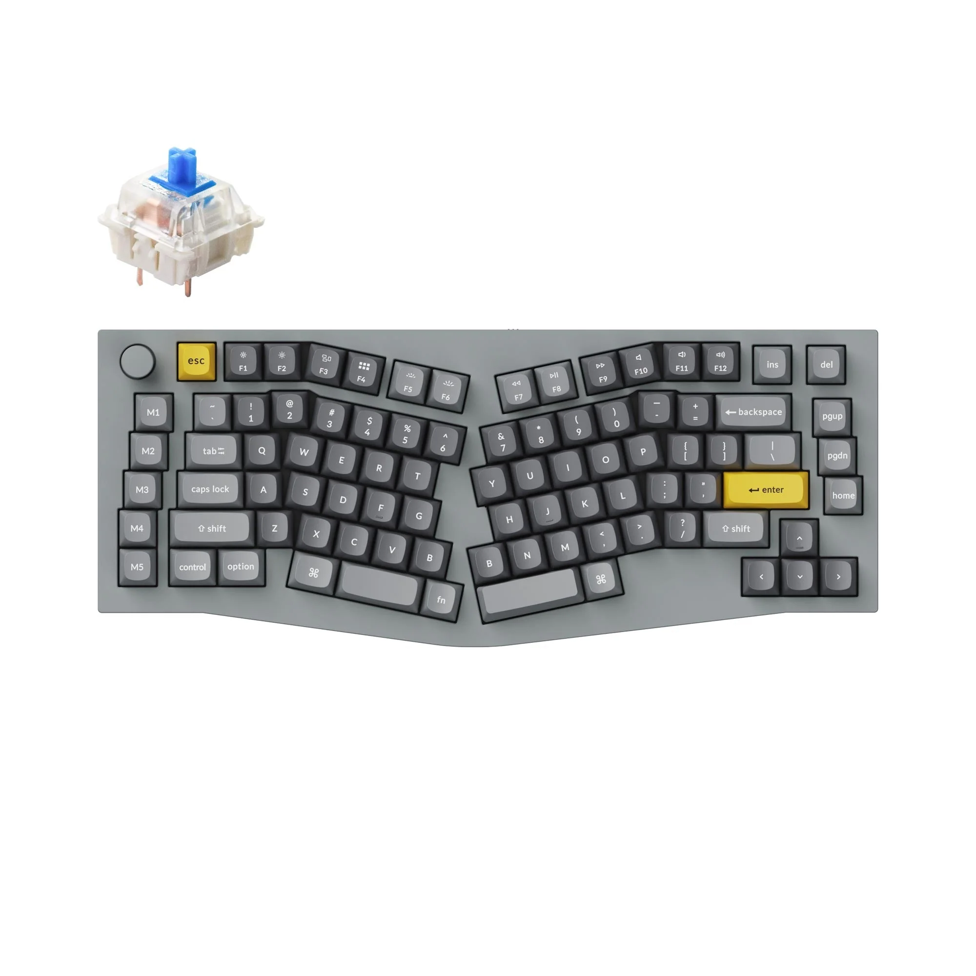 Keychron Q10 (Alice Layout) QMK Custom Mechanical Keyboard - Image 5