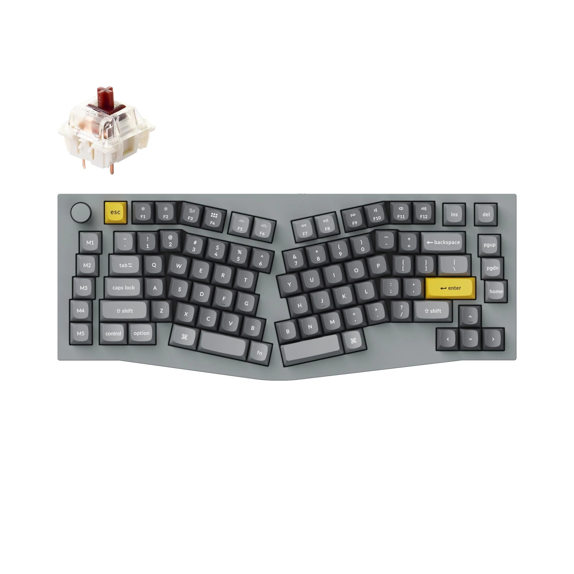 Keychron Q10 (Alice Layout) QMK Custom Mechanical Keyboard - Image 6