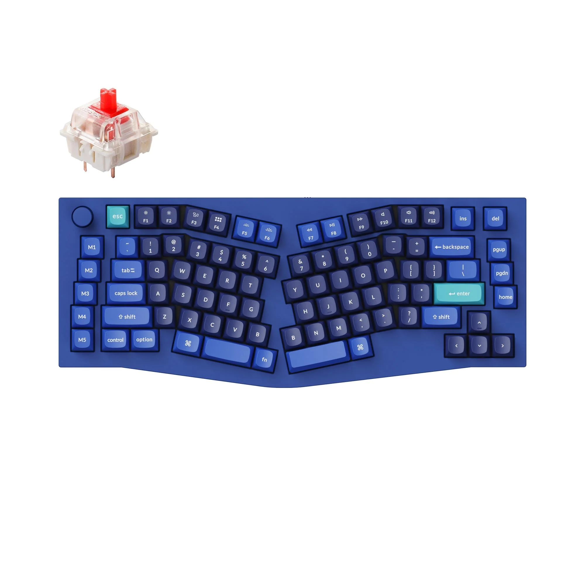Keychron Q10 (Alice Layout) QMK Custom Mechanical Keyboard - Image 7