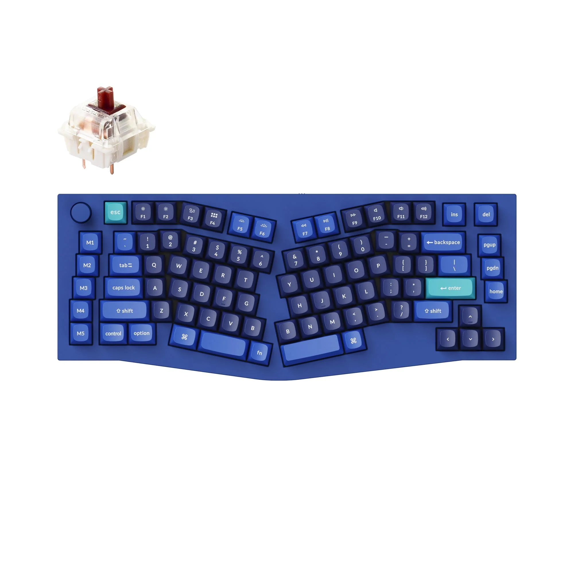 Keychron Q10 (Alice Layout) QMK Custom Mechanical Keyboard - Image 9