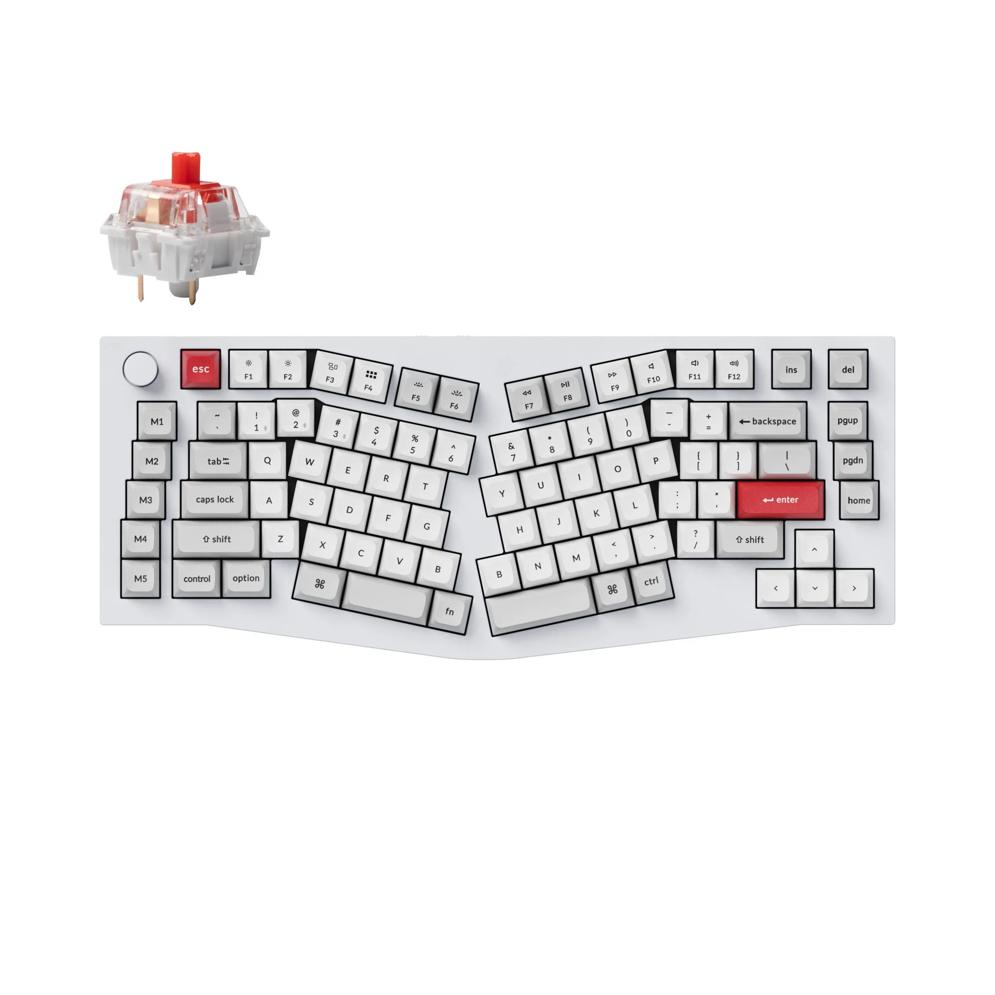 Keychron Q10 Pro (Alice Layout) QMK/VIA Wireless Custom Mechanical Keyboard - Image 7